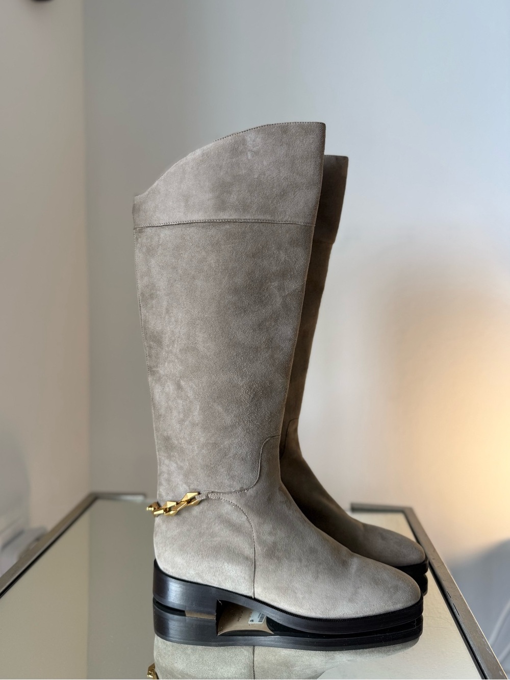 New JIMMY CHOO Nell suede knee-high boots 38 $1,695 - Picture 5 of 13